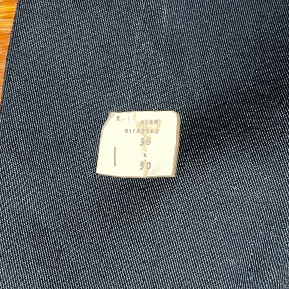 NOS Deadstock Dickies men’s 36X30 black work pants vintage made in USA - Picture 3 of 9